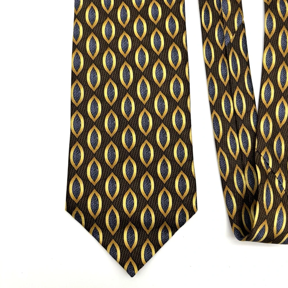 Lot of 3 1980s Louis Roth 100% Silk Multicolor Abstract Neckties 60
